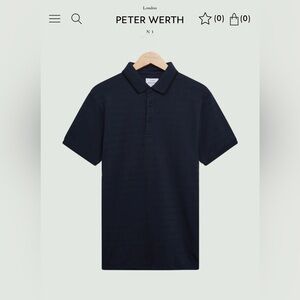 Peter Werth Men’s Navy Polo Shirt